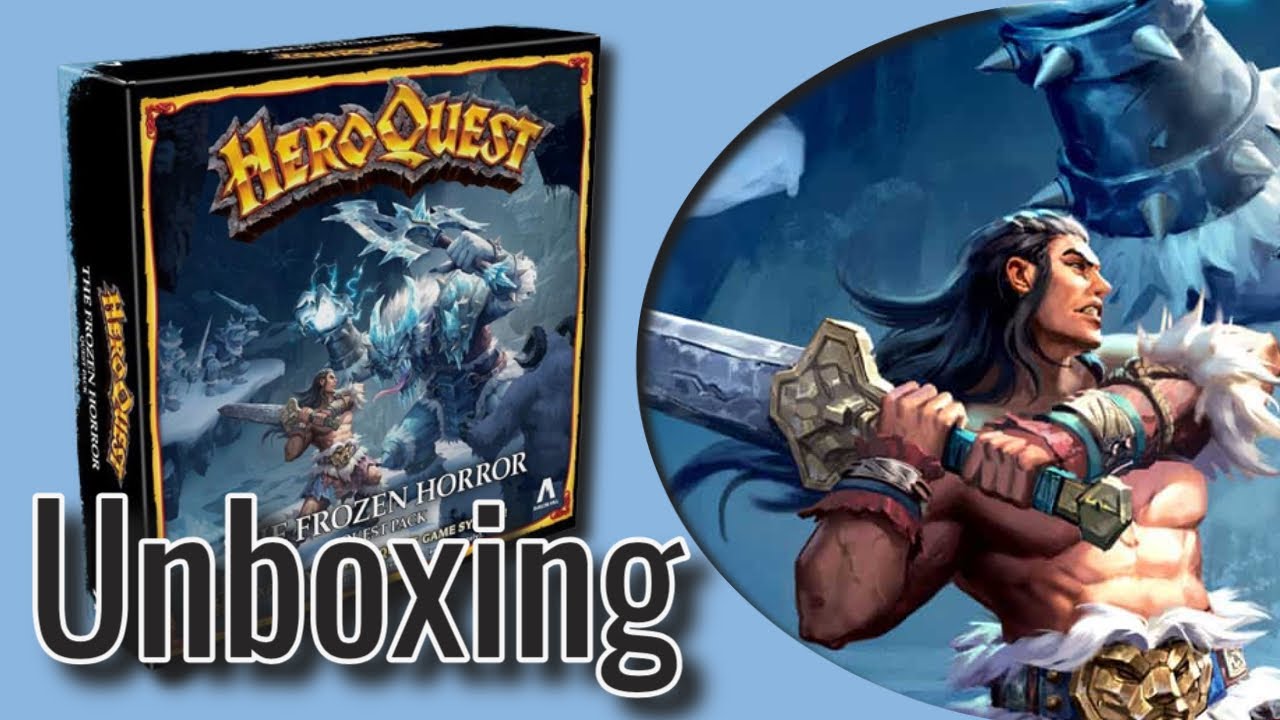 HeroQuest - The Frozen Horror Quest Pack - Avalon Hill - Unboxing