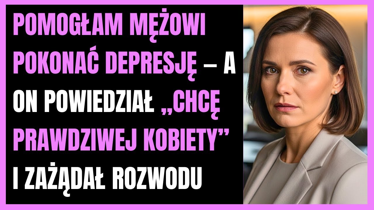 Pomogłam mężowi pokonać depresję — a on powiedział „Chcę prawdziwej kobiety” i zażądał rozwodu