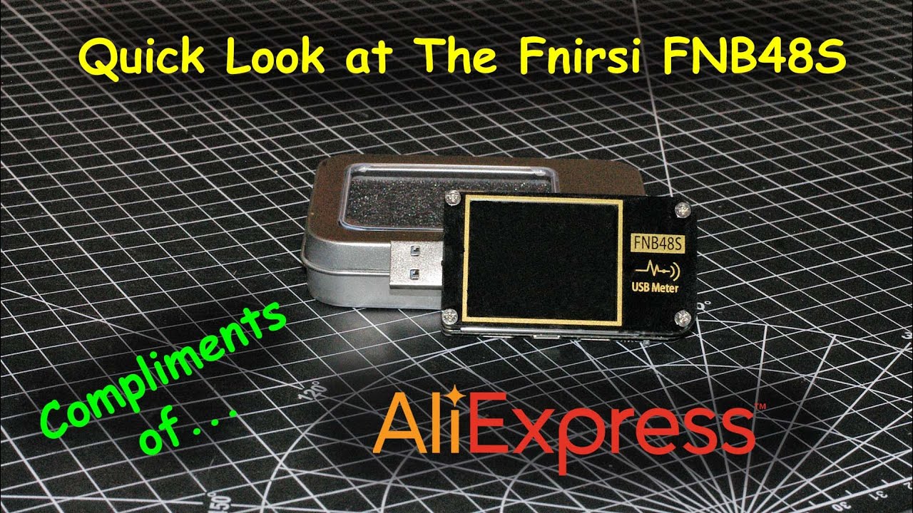 Uni-Byte 0201 - FNIRSI FNB48 USB Meter from AliExpress.