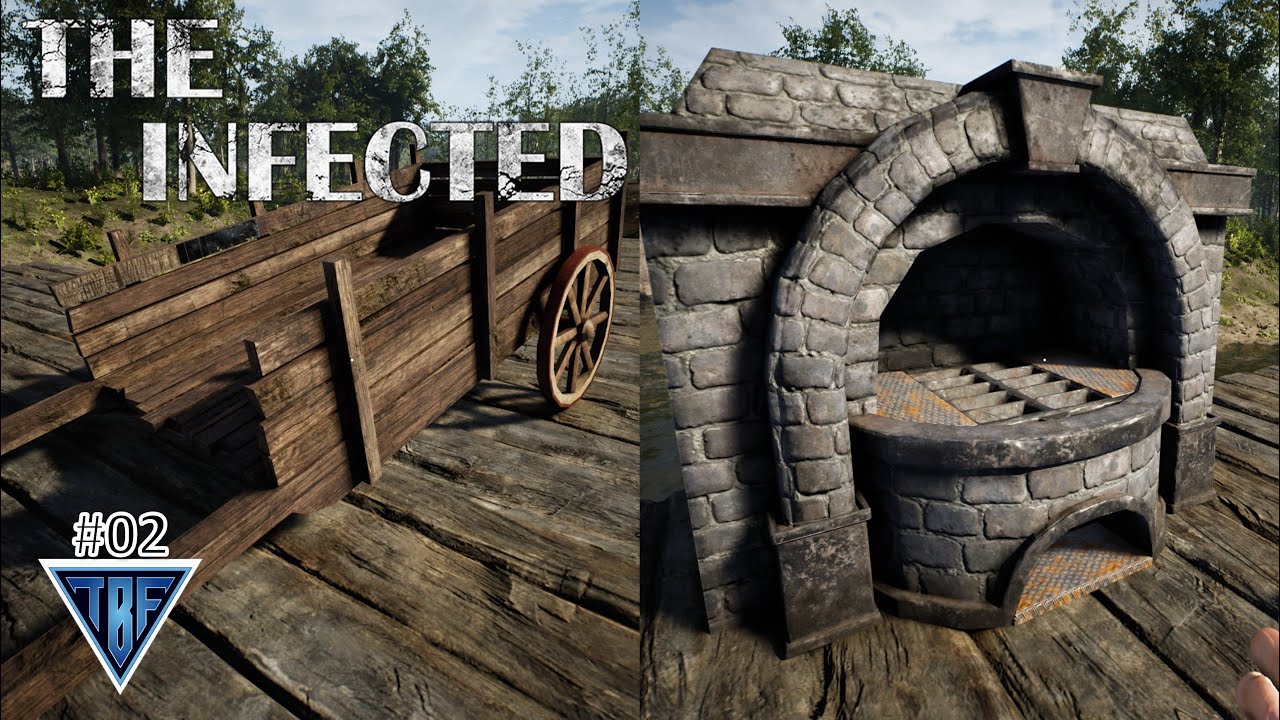 Cart and Brick Forge #02 | The Infected Gameplay | One of the best survival games' newest update!