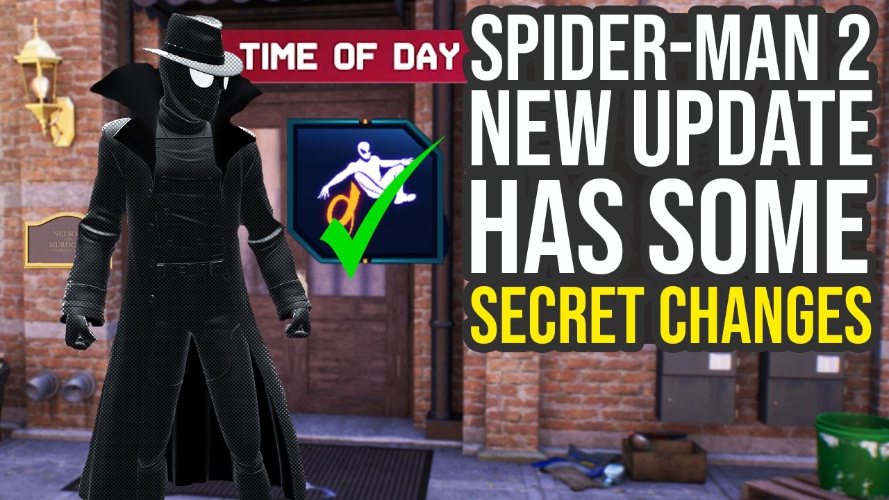Spider Man 2 Update Has Secret Changes & Big New Tricks (Spider Man 2 Change Time Of Day)