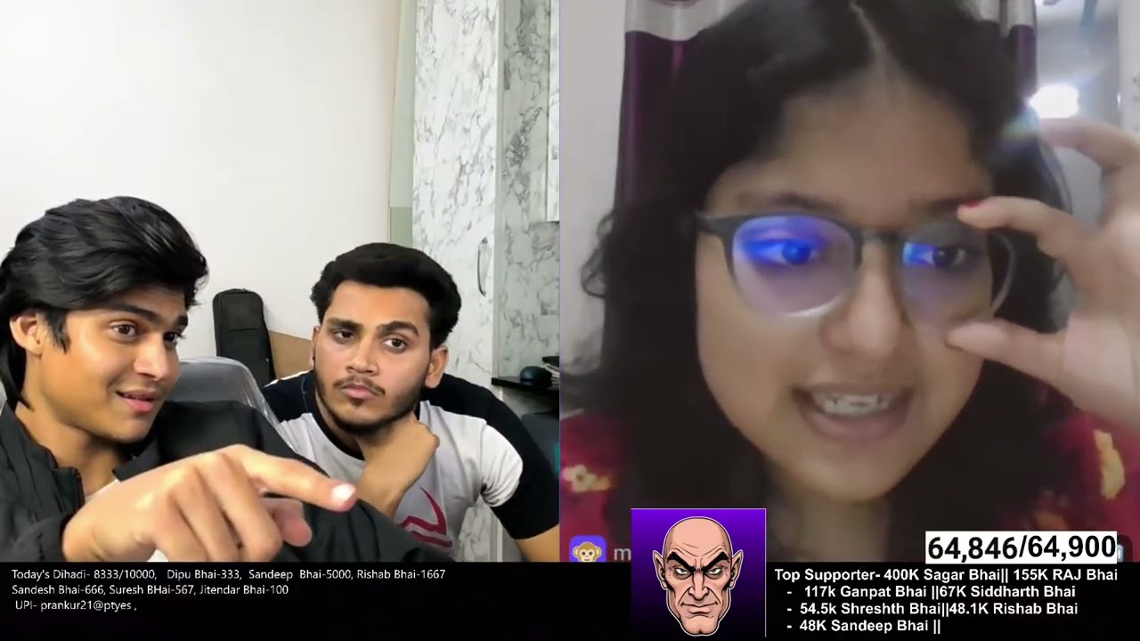 Naughty Talk with Hostel Girls 👀🌽🥵on Monkey Chat Live Video | Prankur Rajput | UNFILTERED by Pratham