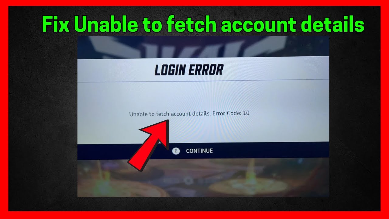 Marvel Rivals: Unable To Fetch Account details (Quick fix)