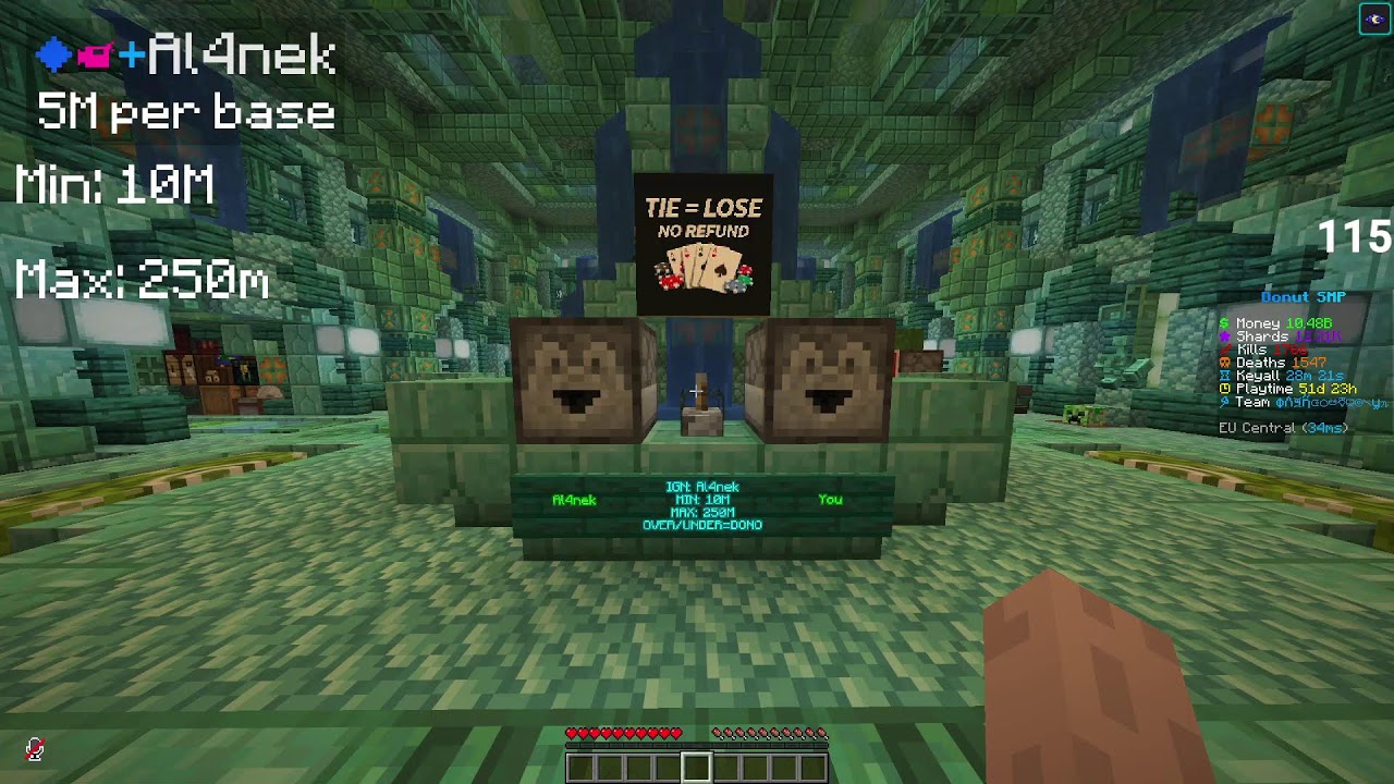 🔴DonutSMP | MEDIA | GAMBLING | RATING BASES 5M PER |  🔴