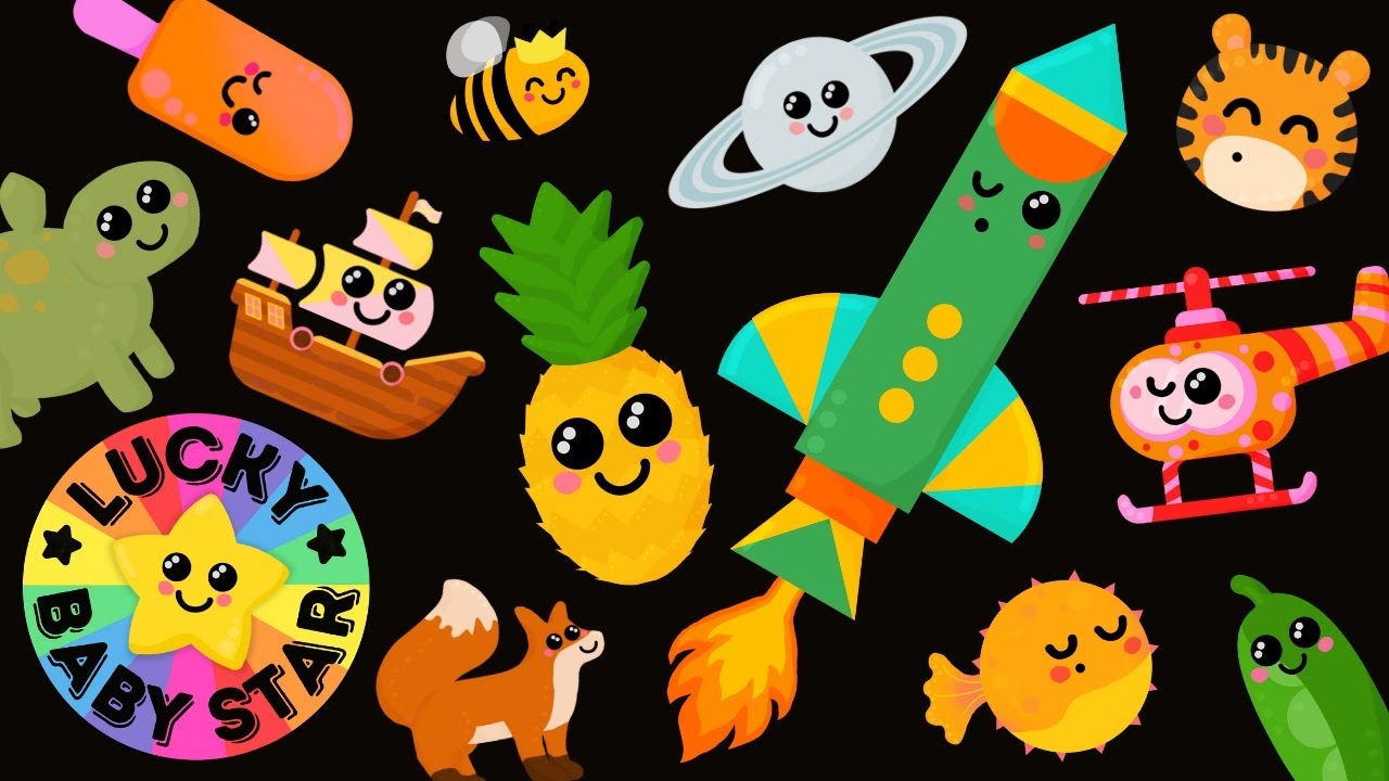 🍎 Wanna Dance with Some Planets? Baby Sensory Party Mix: Rockets 🚀 & Veggie Fun 🎉