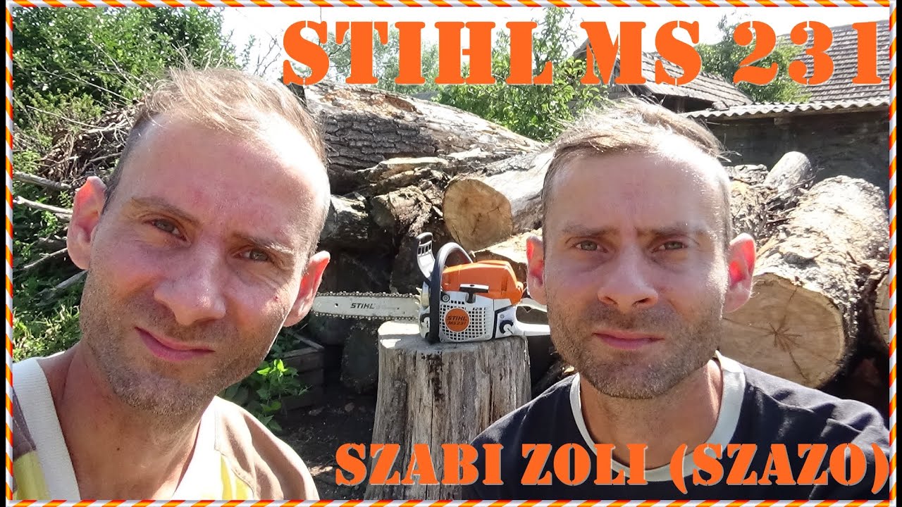 Stihl ms 231 munka közben! Szabi Zoli (szazo)