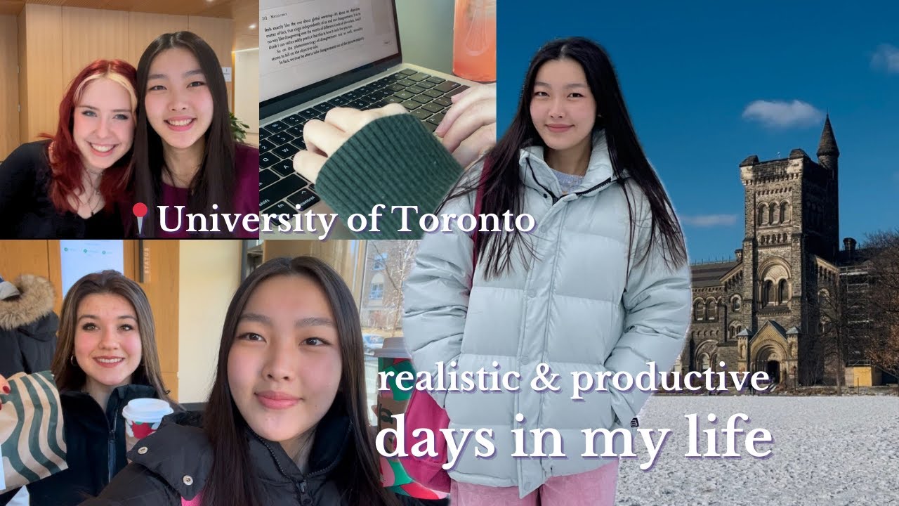 *realistic* DAYS IN MY LIFE as a UNIVERSITY OF TORONTO student | lectures, work, hangouts, uni vlog