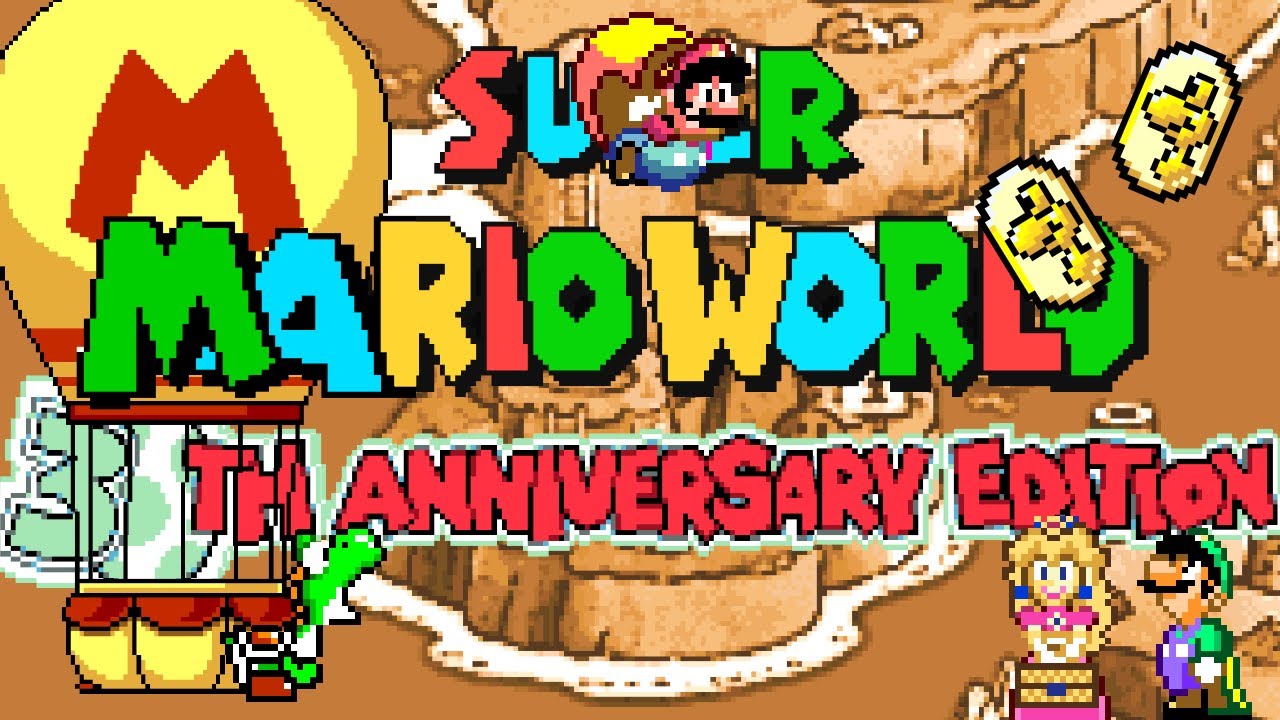 Super Mario World: 30th Anniversary Edition v2 (2021) / Complete Playthrough / SMW ROM Hack
