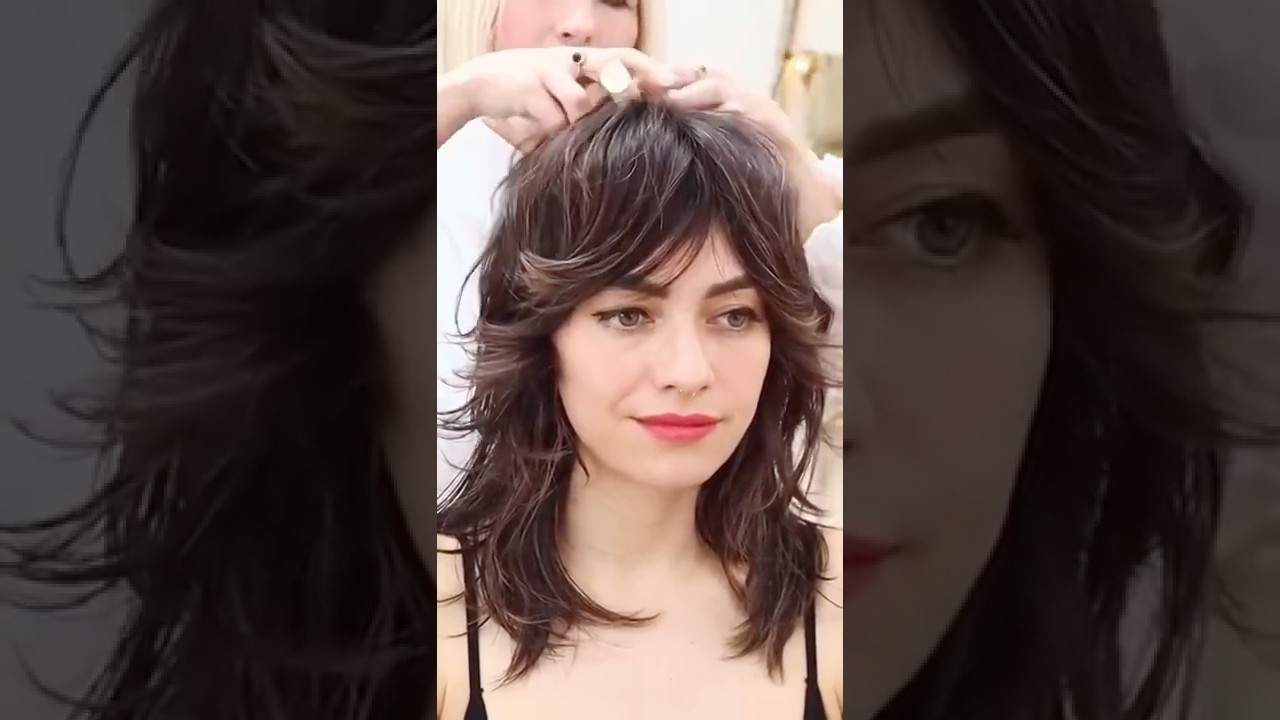 Cool-Girl French Shag Cut