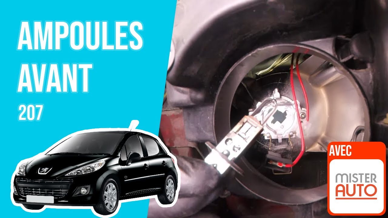 Changer les Ampoules d'éclairage avant 207 💡
