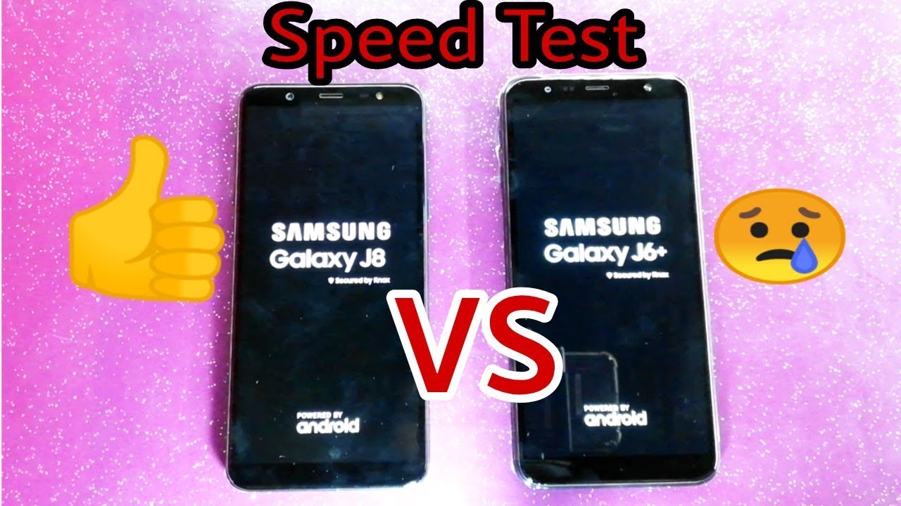 Samsung Galaxy J6+(J6 Plus) vs Galaxy J8 Speed Test Comparison