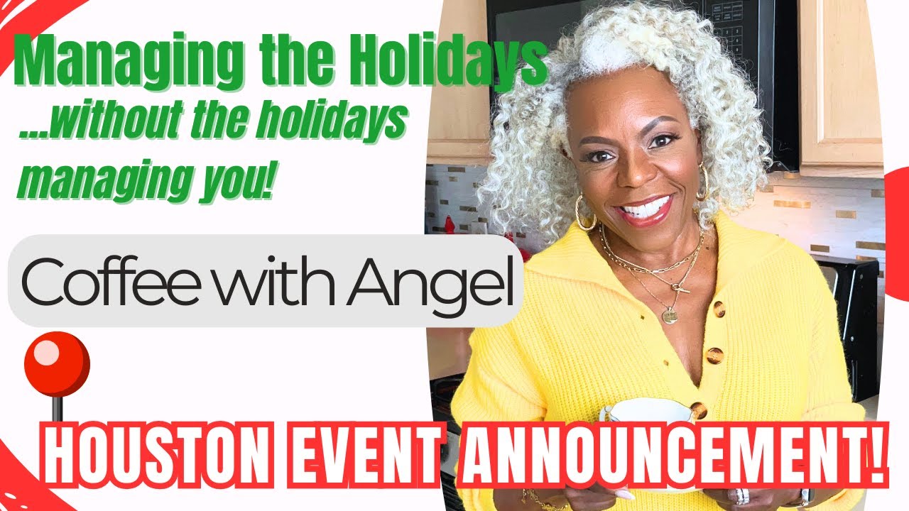 How to Actually Enjoy the Holidays Without the Stress | Coffee with Angel | Angel Cornelius