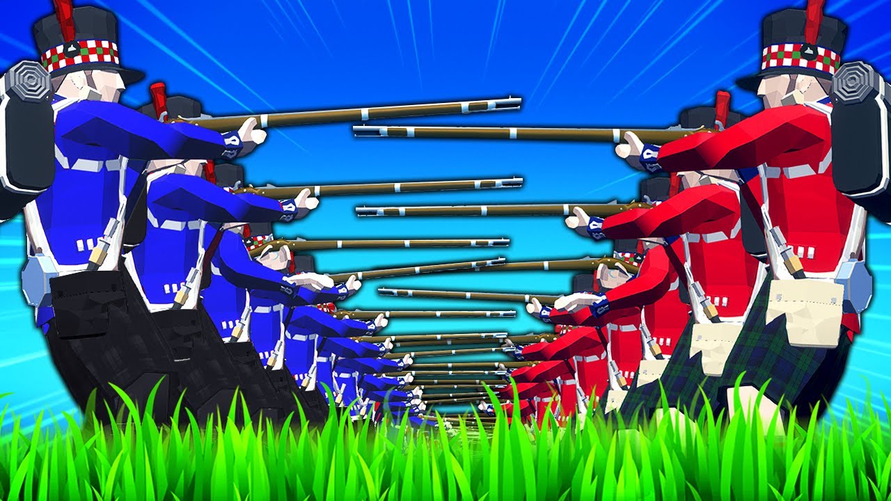 BIGGEST EVER Ravenfield LINE BATTLE? New Ravenfield Musket Battle Mod Gameplay