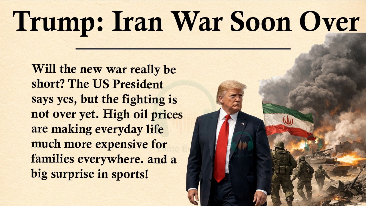 Трамп заявляет, что война с Ираном быстро закончится || 🔴🔥Изучайте английский язык с помощью расс...