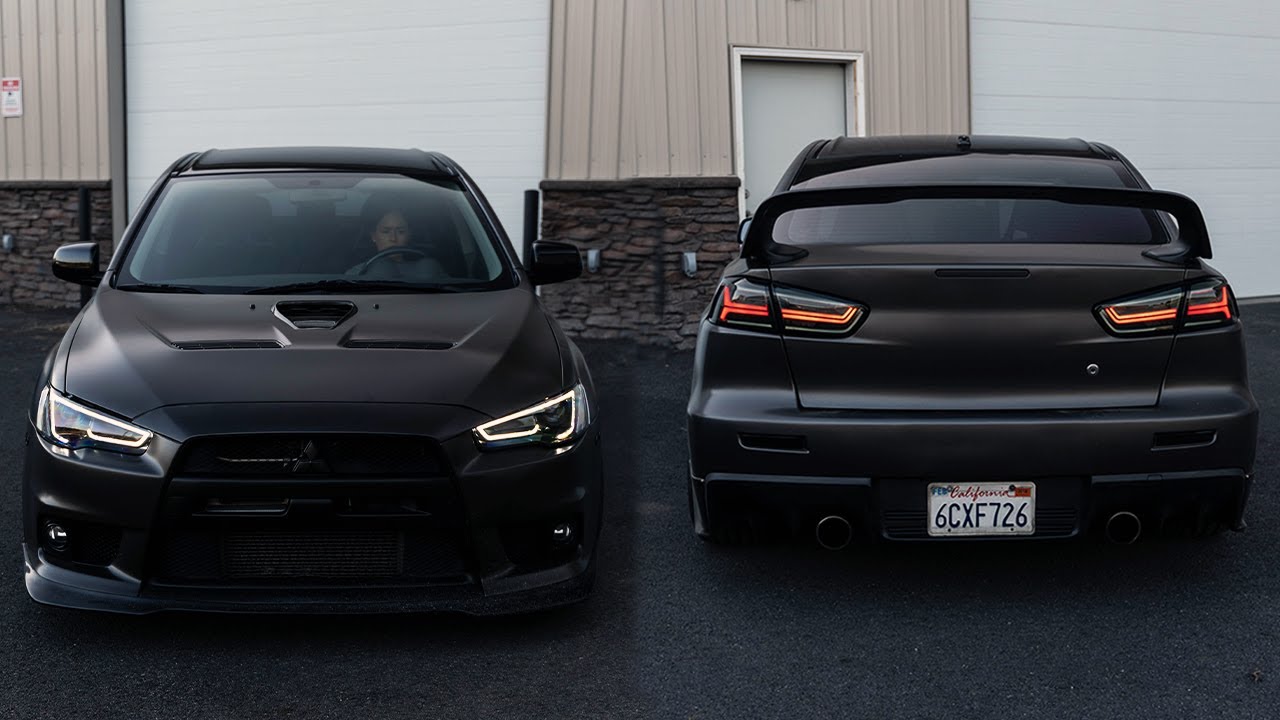 Installing the NICEST Evo X Headlights & Tail Lights!