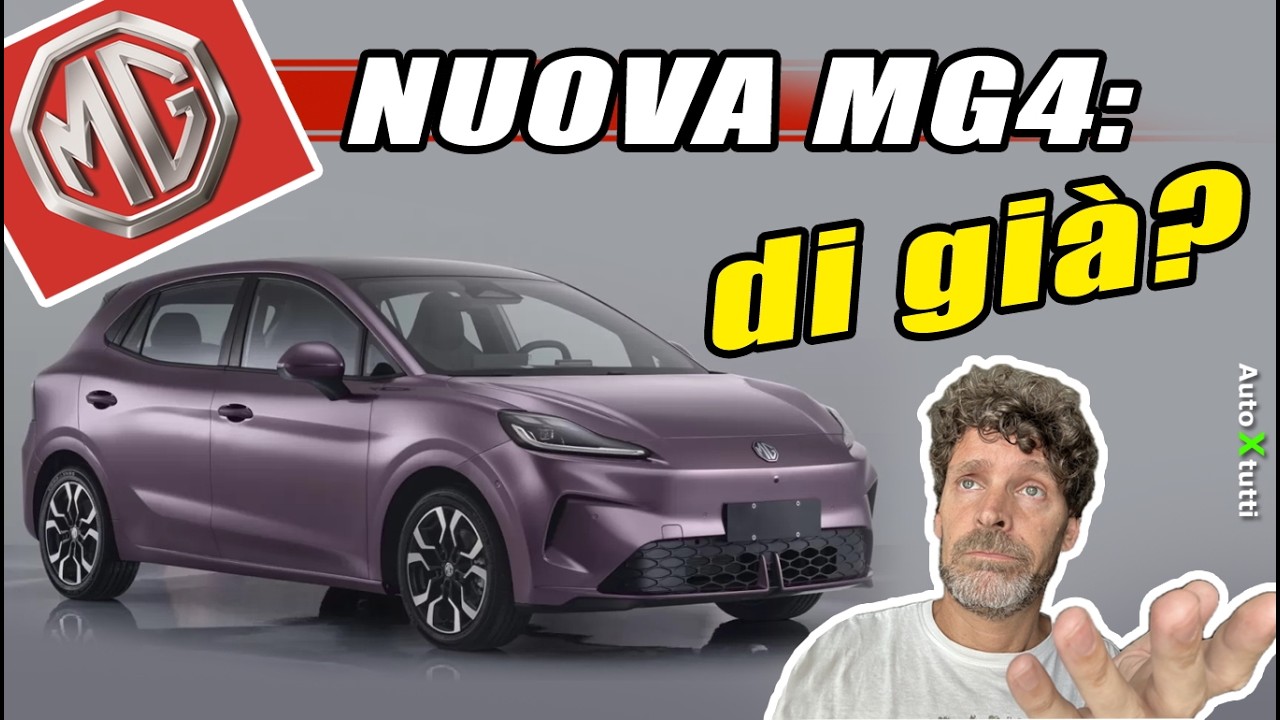 Arriva la NUOVA MG4: di già? Con OPPO e batterie allo stato 
