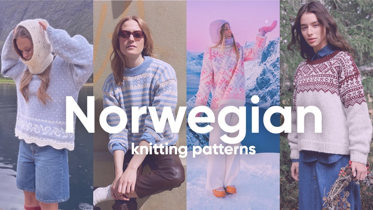 My Favourite Norwegian Knitting Sweater Patterns 🇳🇴