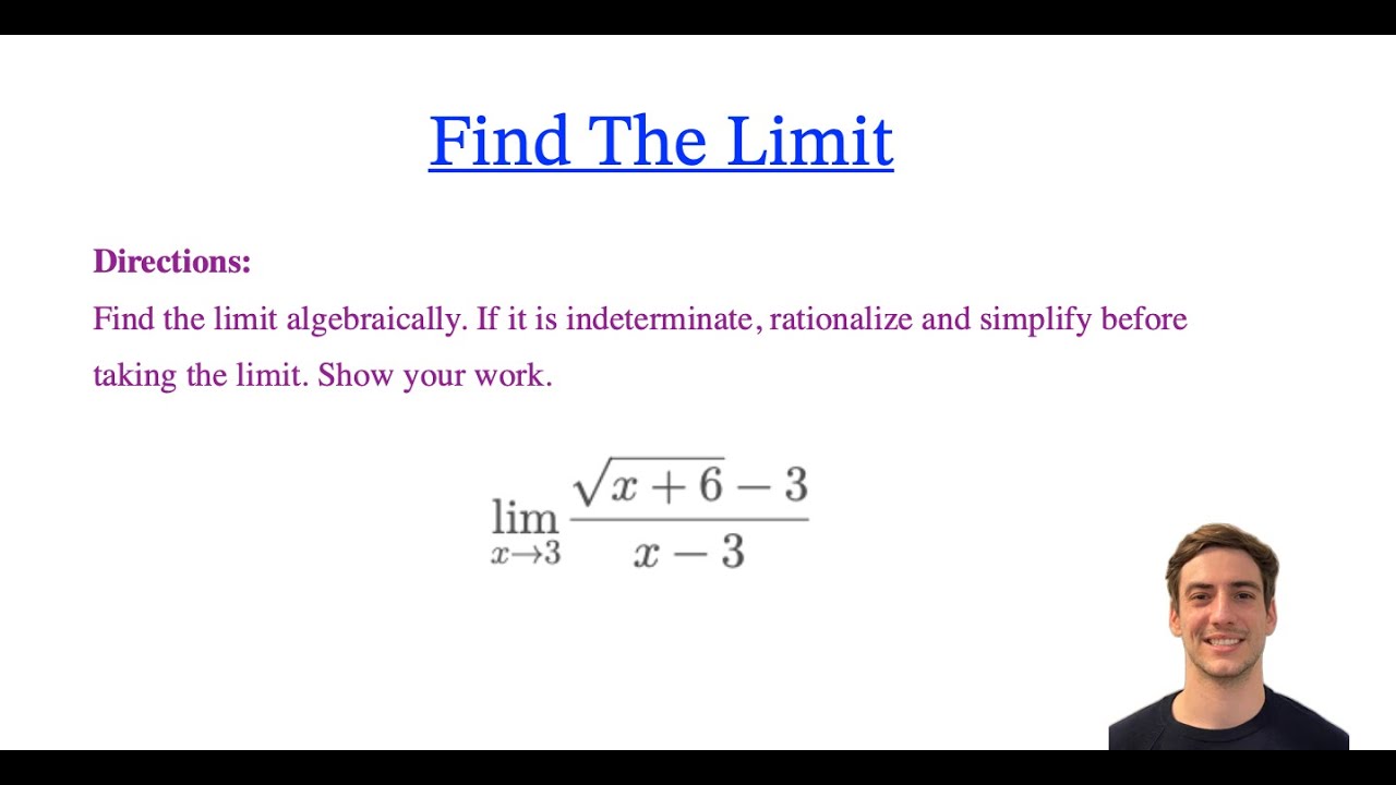 Math Calculus: Solving Limits with Square Roots [Using Conjugate] (Calculus Tricks)