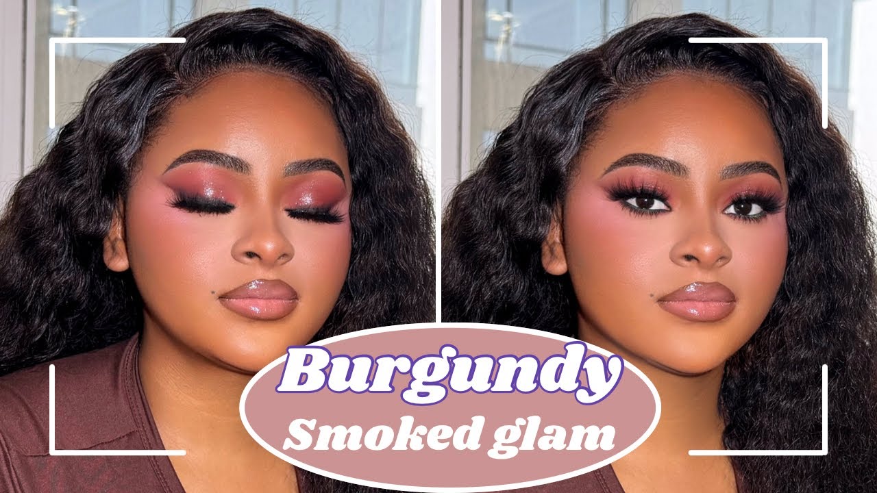Burgundy Smoked Glam|| ft MyKitco Brushes