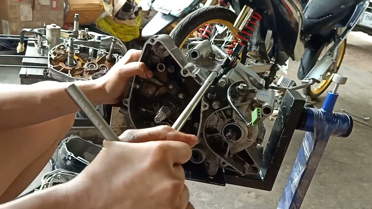 ประกอบช่วงล่างWave 125 ชัก 5 หมกปะเกน | Tom Racing