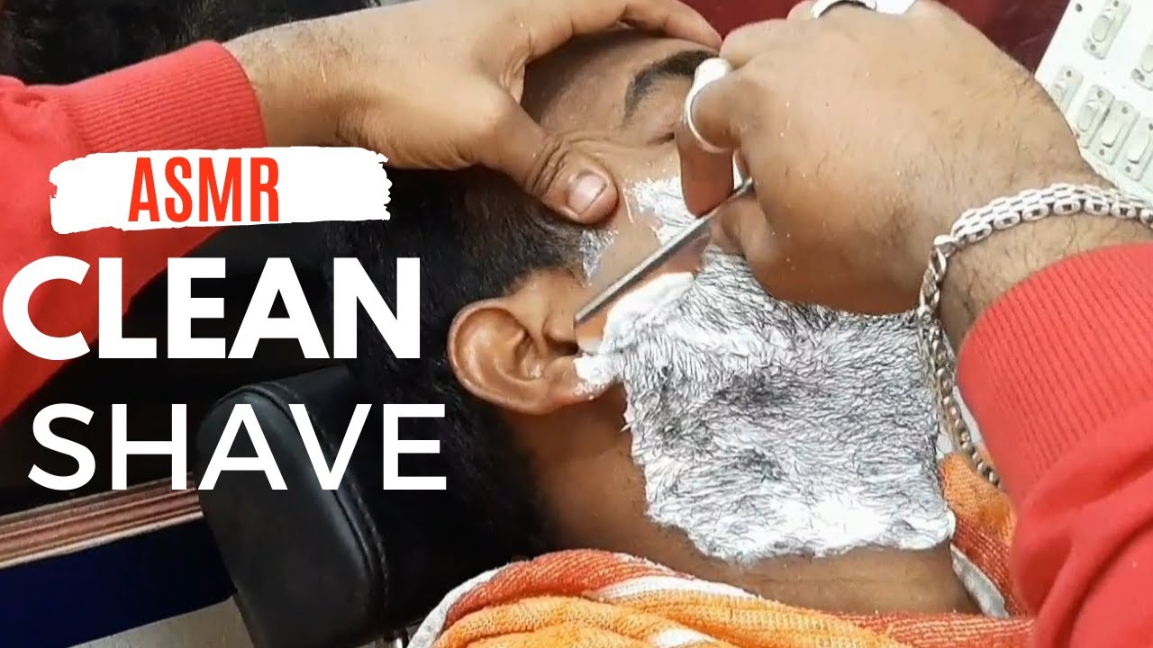 Indian Barber 💈 Gives a Nice Beard Shaving ASMR 🤩