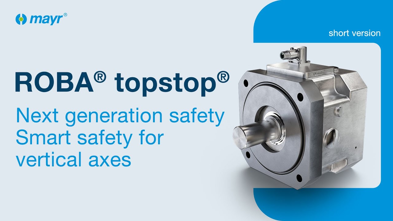 ROBA® topstop® - Next generation safety Smart safety for  vertical axes