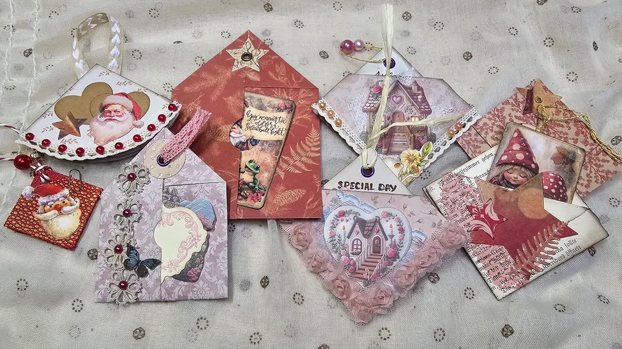 Für Anfänger - Geschenkanhänger - 4 Top-Modelle - One Sheet Wonder + Dankeschön liebe Angelika 
