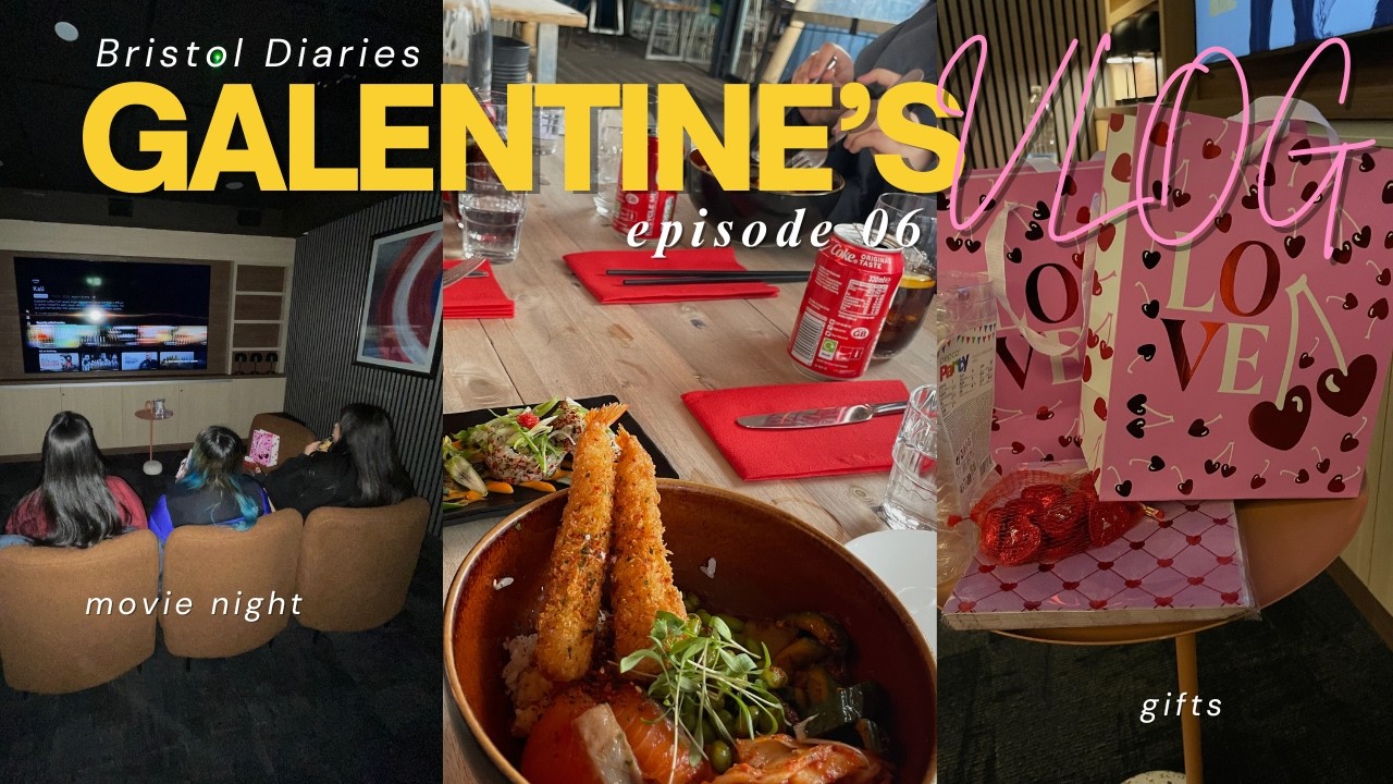 GALENTINE’S VLOG 🎀✨ | Sushi, Movies, Gifts, Our DREAM MAN & More!