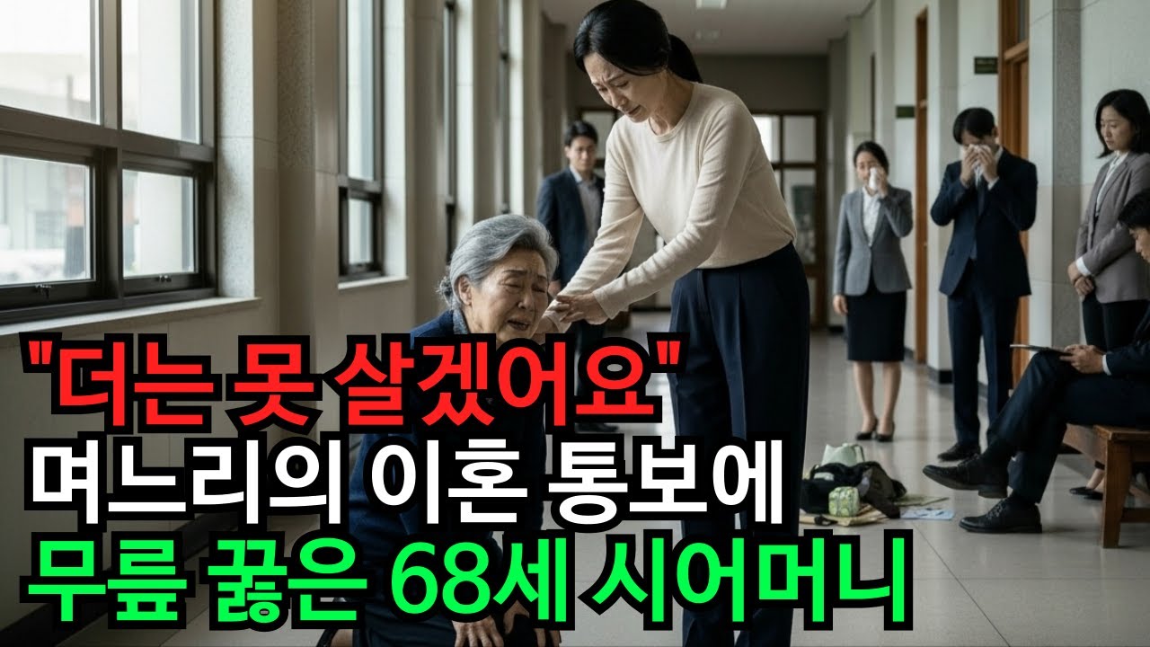 며느리가 이혼 서류를 내밀었습니다. 15년 만에 깨달은 시어머니의 진실 | 노후사연 | 인생사연 | 감동사연 | 실화사연 |