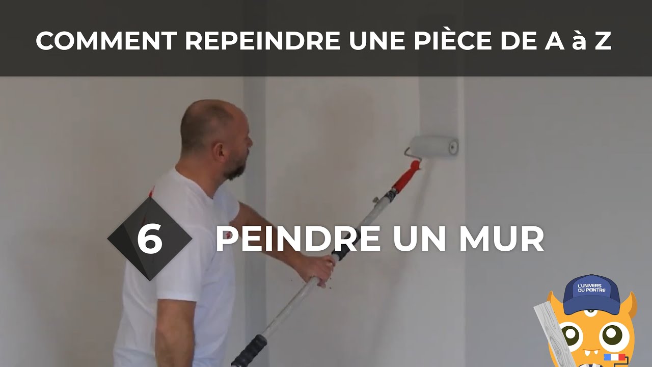 Peindre un mur - Comment repeindre une pi&egrave;ce