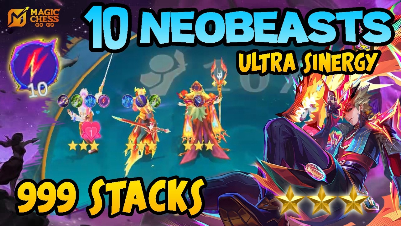 Ultra Sinergy 10 Neobeasts 999 Stacks! Dapet 16 Clone Auto Dobel 3 Star Hero Legends! OP Parah! MCGG