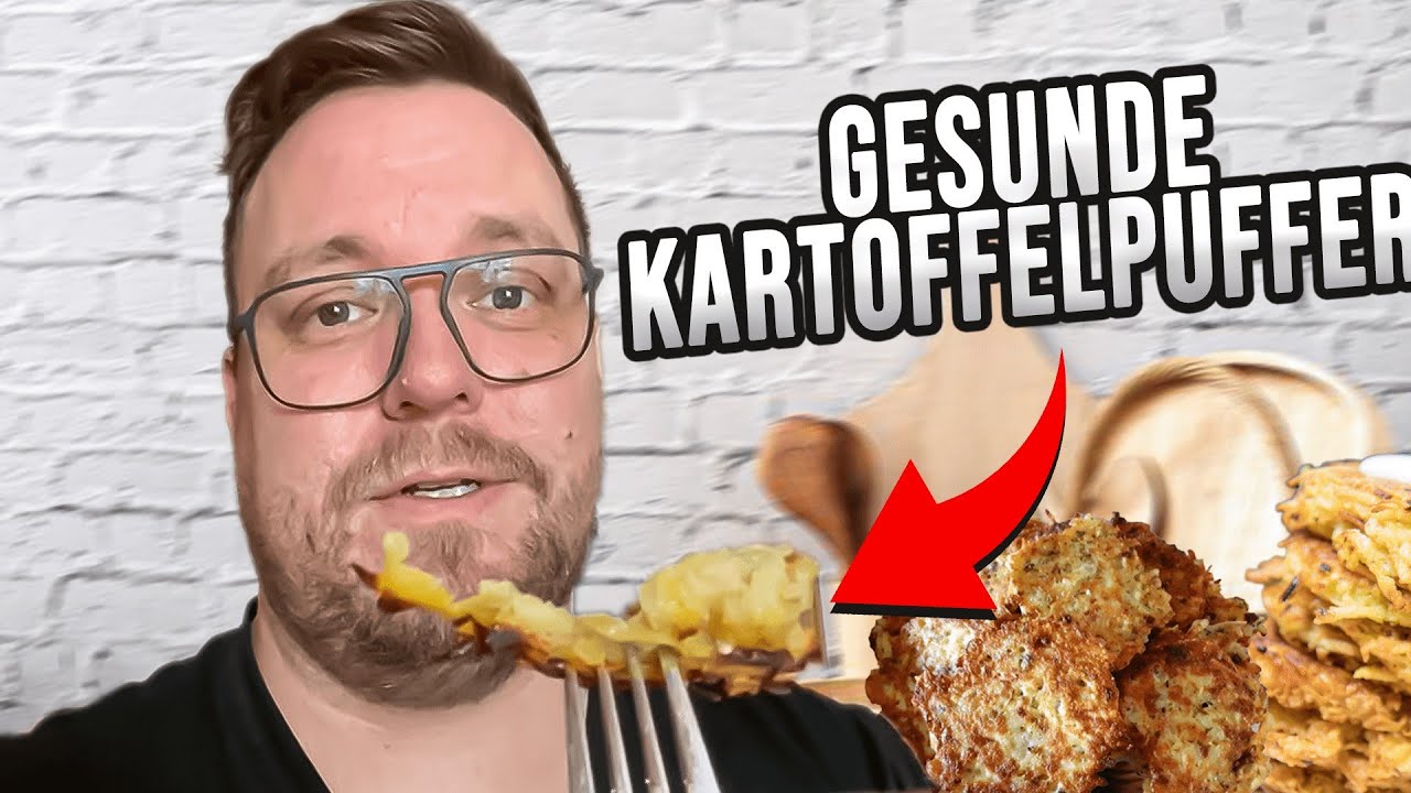 Gesunde Kartoffelpuffer ohne Mehl einfach im Backofen zubereitet!