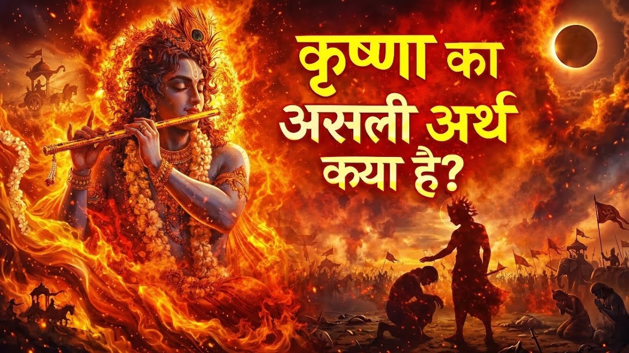 कृष्ण का असली अर्थ क्या है? || Krishna Smriti || Ayush Dixit || #krishna #krishnavani #osho 