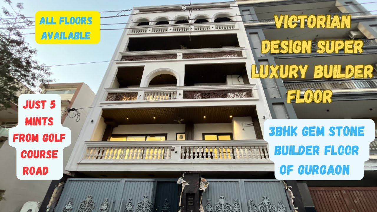 Inside Luxury 3BHK Builder Floor in Premium Location of Gurgaon #viral #trending