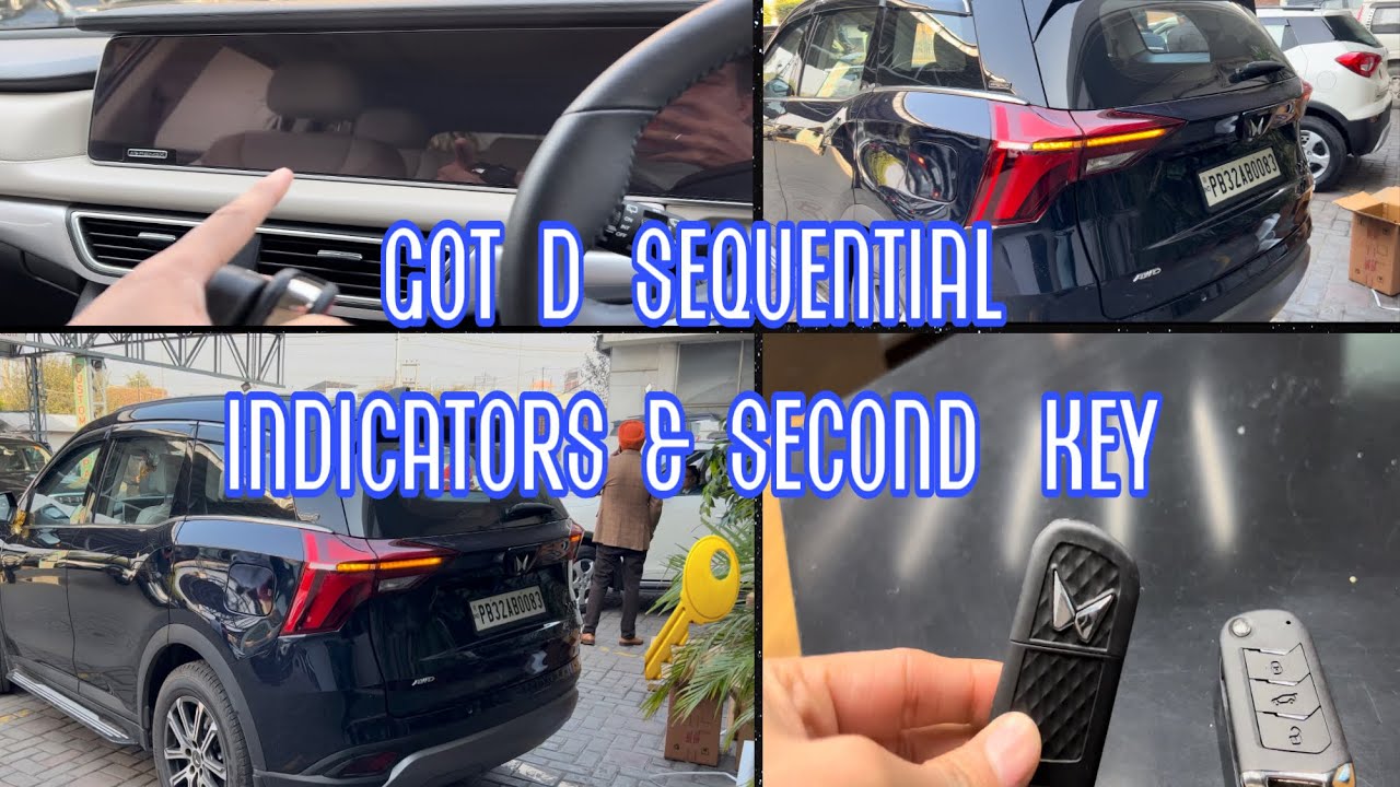 Screen replace karwane geya…but sequential indicators & second key 🔑 le kar ghar wapis #xuv700