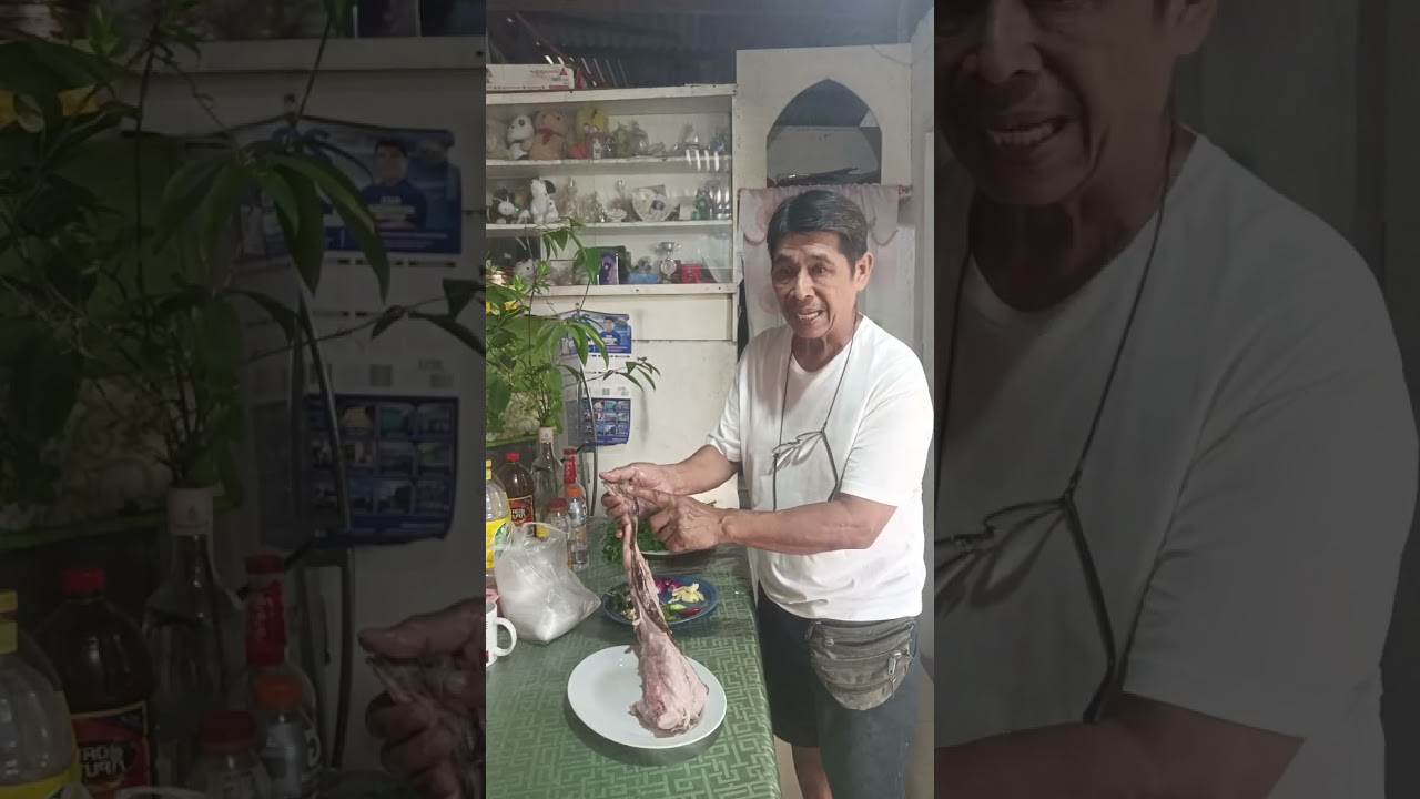 live tutorial cooking kinunot na Pangi..