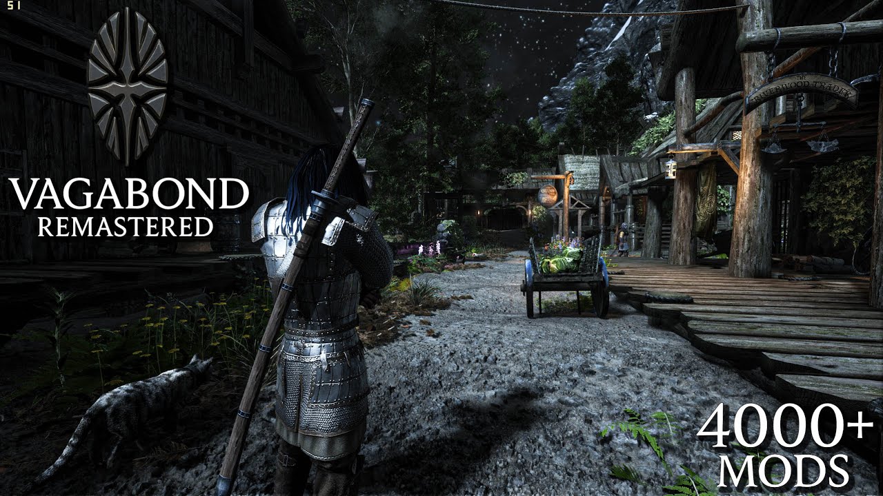 VAGABOND REMASTERED - Skyrim Modlist Showcase | 4000+ MODS