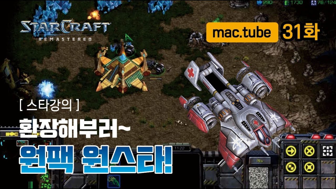 [테란전략] 토스전 원팩 원스타 드랍쉽 빌드! - 스타크래프트