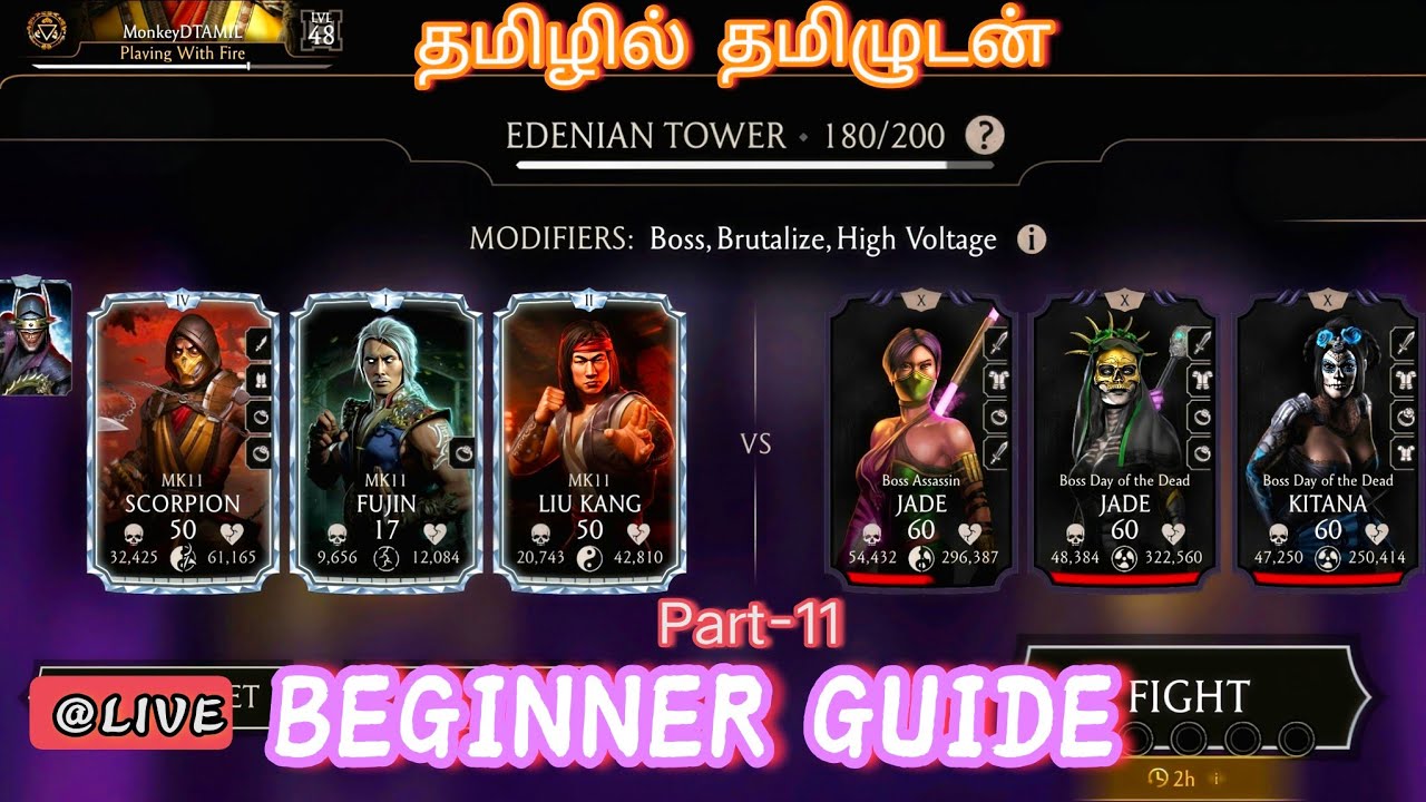 Live @ 8:30 PM | Edenian Fatal 180 Beginner Guide | தமிழில் தமிழுடன்