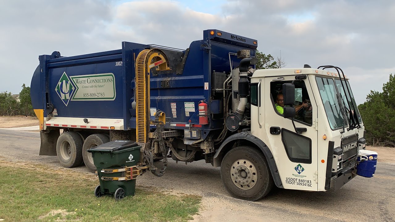 Waste Connections: Mack LR McNeilus ZR Garbage Truck