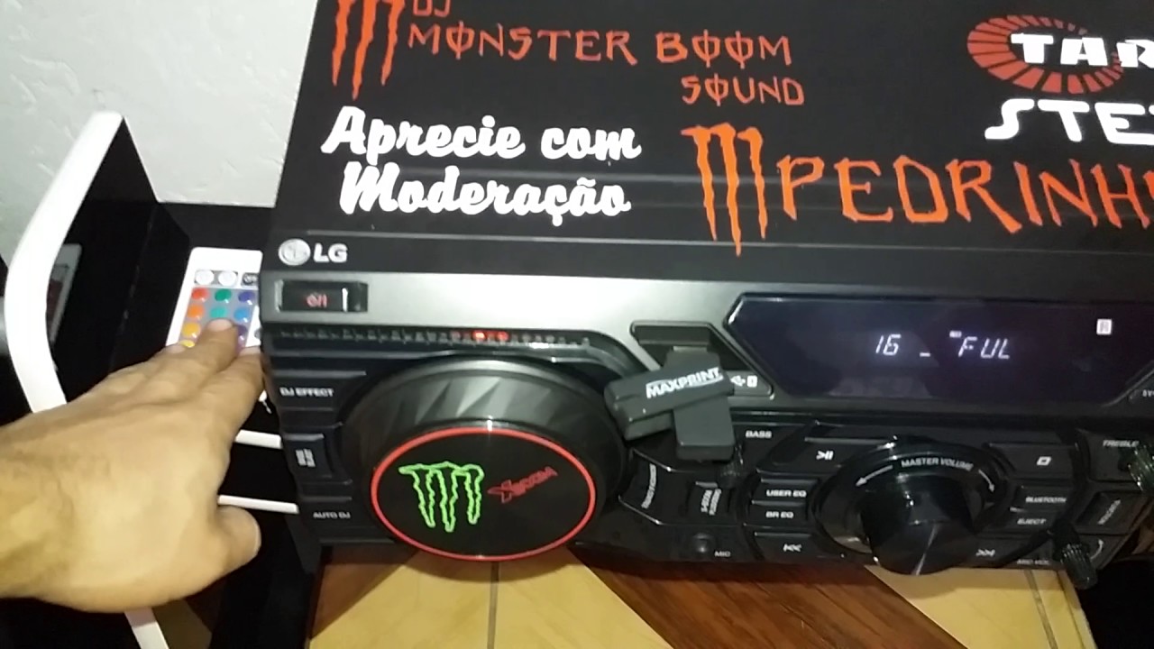 LG XBOOM MONSTER SOUND CM8350 meu xodó