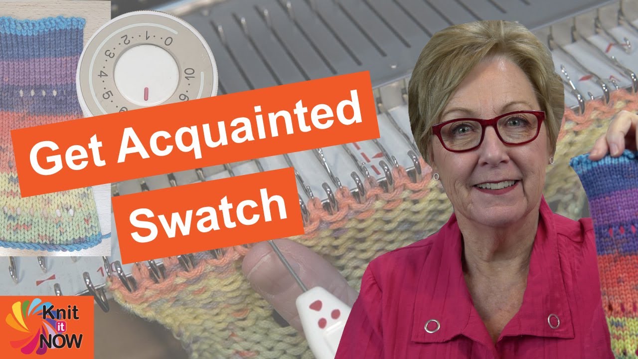 Swatching on Knitting Machines