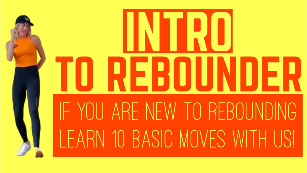 INTRO TO REBOUNDING! New to rebounding?? Basic moves for beginners!
