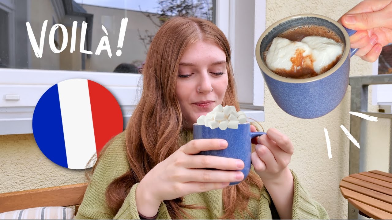 let&rsquo;s make hot chocolate & speak french ☕️ (cooking my way to C2)