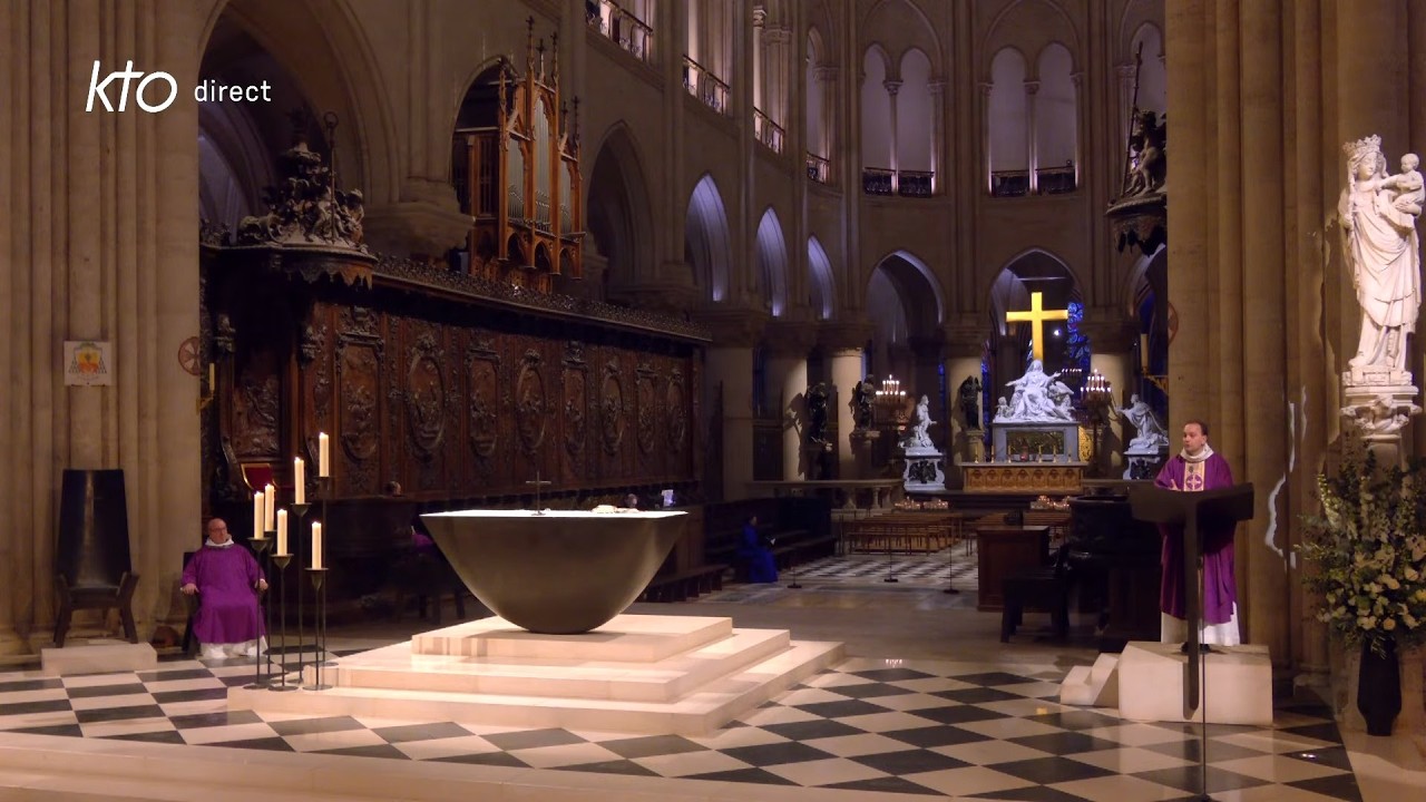 Messe du 12 mars 2026 à Notre-Dame de Paris