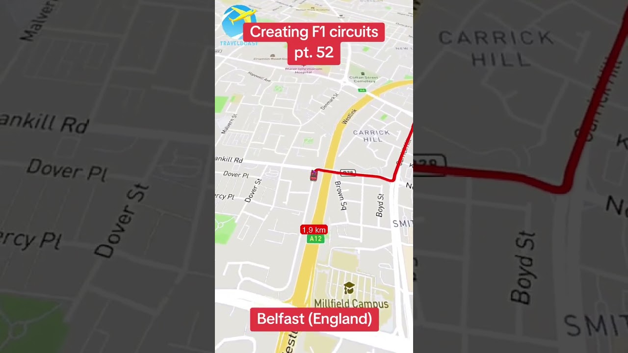 Creating F1 Circuits: Belfast - Part 52 | F1 Circuit Design