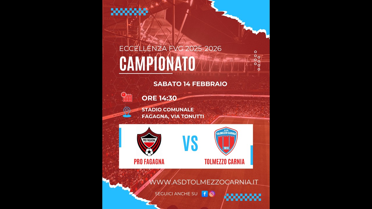 Pro Fagagna - Tolmezzo 1-2