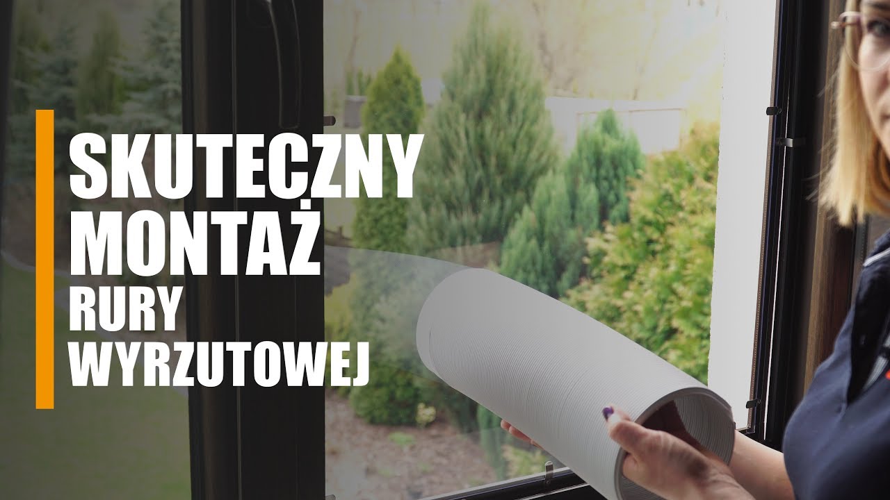 Jak zamontować klimatyzator przenośny w bloku lub domu? Rama okienna TERMO BLOCK