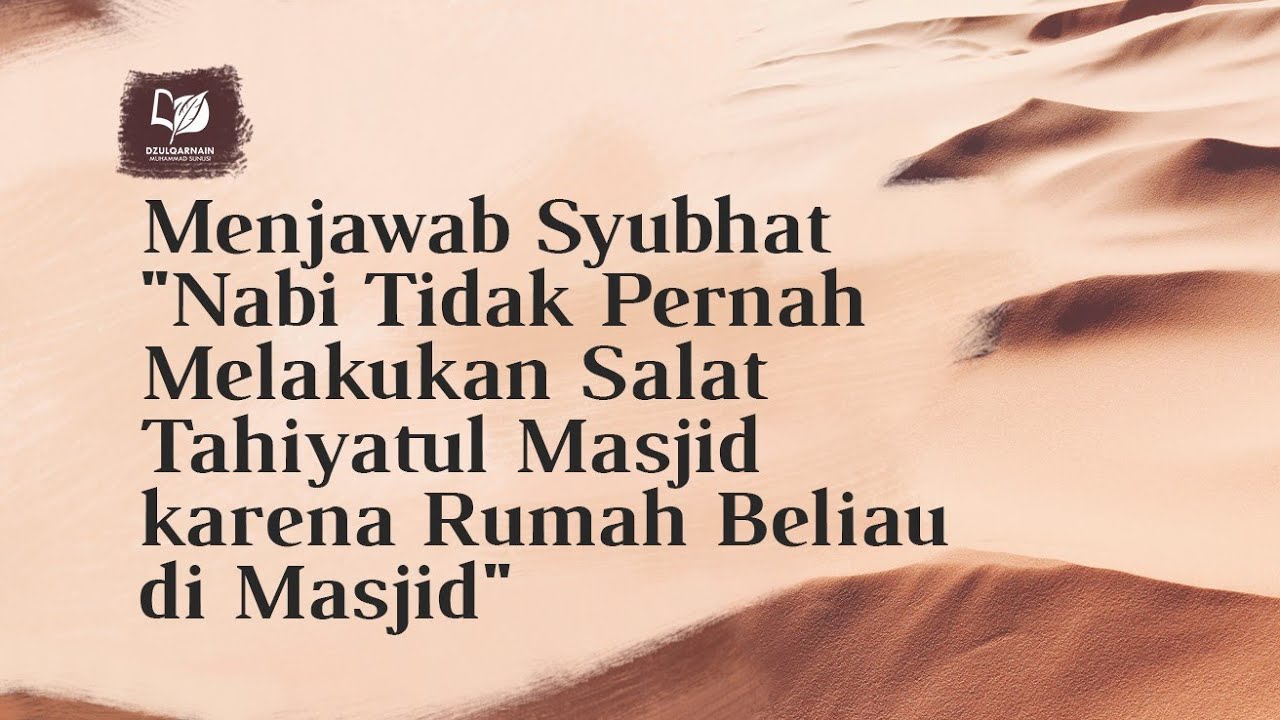 Menjawab Syubhat 