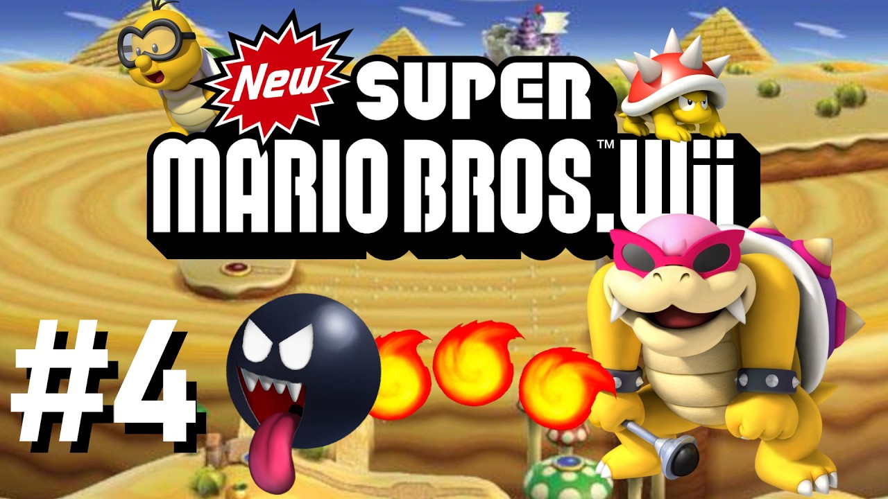 New Super Mario Bros. Wii #4: Lakitu, Sandsturm und Auto-Scrolling!!!